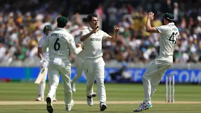 Logo of LIVE: Cummins strikes as Bavuma falls to give Aussies hope