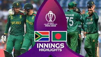 Logo of South Africa notch another huge total in Mumbai | Innings Highlights | CWC23