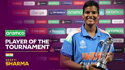 Deepti Sharma | Aramco Player of the Tournament Highlights | CWC25