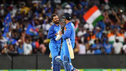 Logo of Karthik and Dhoni will be among considered for the No.4 spot