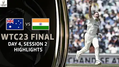 Logo of India lose Gill in the quest for 444 | Day 4, Session 2 Highlights | WTC23 Final