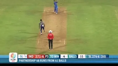 Logo of India win the ICC Cricket World Cup 2011 with Dhoni’s match winning six