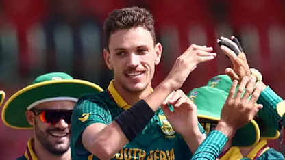 Logo of Marco Jansen's trio of wickets and catches | POTM Highlights | Champions Trophy 2025
