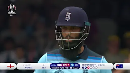 CWC19: ENG v AUS - Jason Behrendorff bowling highlights