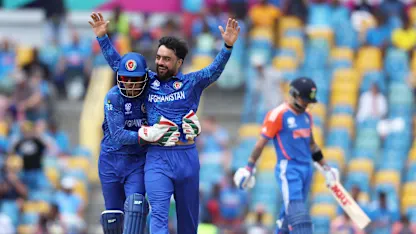Logo of Rashid Khan gets the better of Virat Kohli | AFG v IND | T20WC 2024