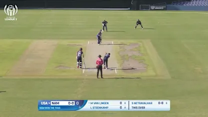 USA v Namibia | Match Highlights | ICC Cricket World Cup League 2 2023-27