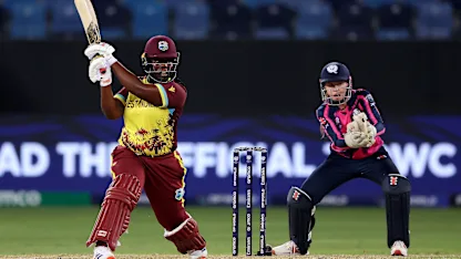 Logo of West Indies let out the big shots in Dubai | WT20WC 2024
