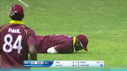 Logo of How Zimbabwe's wickets fell against West Indies at CWCQ