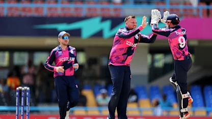 Logo of Mark Watt vs Khalid Kail | OMA v SCO | T20WC 2024