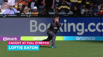 Logo of Nissan POTD: Loftie Eaton's full-stretch catch