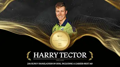 Logo of ICC Men's Player of the Month for May 2023 revealed