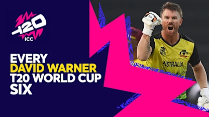 Logo of Every David Warner six at the T20 World Cup