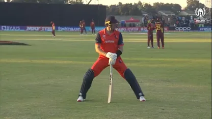 Logo of Logan van Beek and the Super Over victory | CWC23 Qualifier