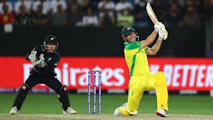 Logo of Marsh scores fastest men's T20 World Cup Final fifty