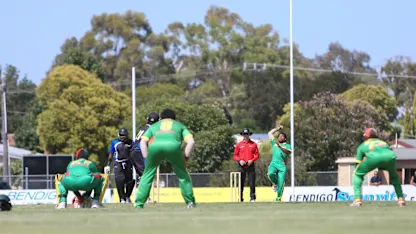 Wesley Viraliliu in action for Vanuatu men's team in 2017