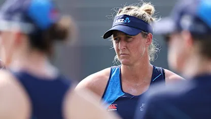 Logo of Behind the scenes with Laura Wolvaardt and Sophie Devine ahead of final | WT20WC 2024