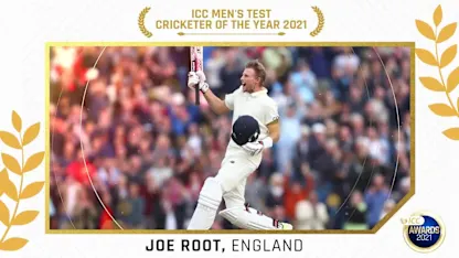 Logo of The ICC Men’s Test Cricketer of the Year: Joe Root