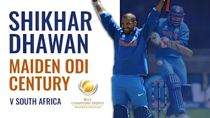 Logo of Shikhar Dhawan smashes his maiden ODI century | ICC Champions Trophy 2013