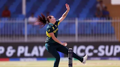 Logo of Megan Schutt near hat-trick rocks Sri Lanka in final over | WT20WC 2024