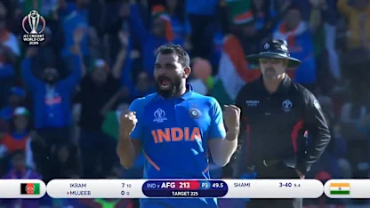 CWC19: Shami completes hat-trick, wraps up victory