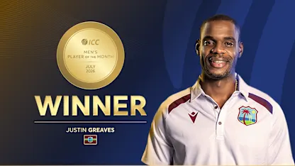 ICC Men's Player of the Month for July 2026 named