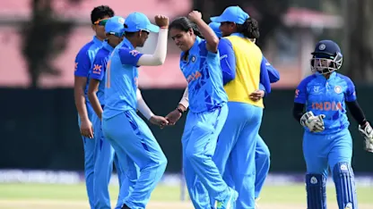 Logo of Mannat Kashyap's brilliant four-wicket spell | U19 Women's T20WC