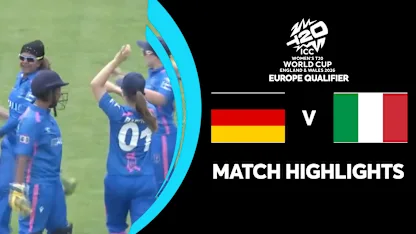 Italy defeated Germany in the ICC Women's T20 World Cup 2026 Europe Qualifier Division 2