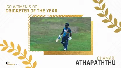 Logo of Chamari Athapaththu - ICC Women's ODI Cricketer of the Year | ICC Awards 2023