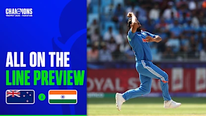 Logo of All on the Line Preview | NZ v IND | Champions Trophy 2025