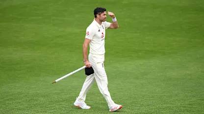 Logo of James Anderson on being dropped