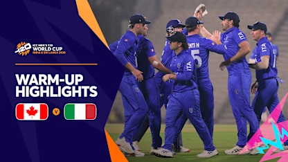 Italy hold their nerves to get a motivating win | T20WC 2026 Warm-up