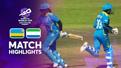Rwanda v Sierra Leone | Match Highlights | ICC Women's T20 WC Africa Qualifier Division 1 thumbnail