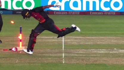 Norman Vanua - Wicket - Afghanistan vs Papua New Guinea