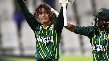 Logo of Muneeba Ali reacts to historic feat for Pakistan | Women's T20WC 2023