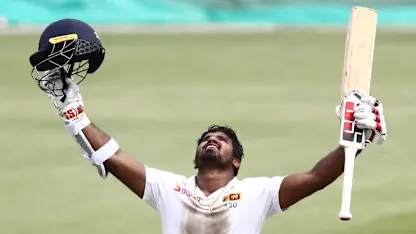 Logo of Heroic Perera hundred helps Sri Lanka to thrilling victory