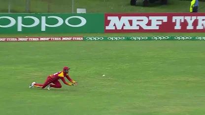 Logo of CWCQ POTD - Raza takes a stunner to dismiss Hope