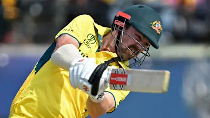 Logo of On the roof! Every six as Australia and New Zealand put 32 balls over the rope | CWC23
