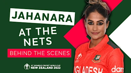 Bangladesh's Jahanara Alam at the nets | CWC22