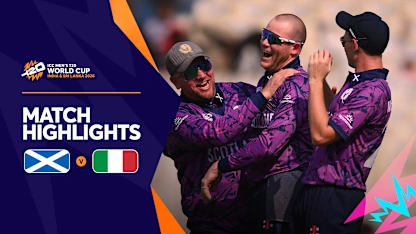 A confident opening win for Scotland | Match Highlights | T20WC 2026