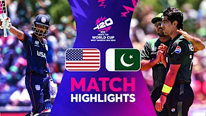 Logo of USA script history in Dallas against Pakistan | USA v PAK | T20WC 2024