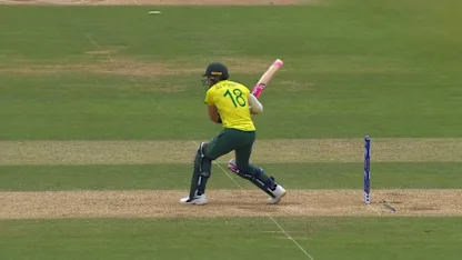 CWC19: SA v BAN - South Africa innings highlights