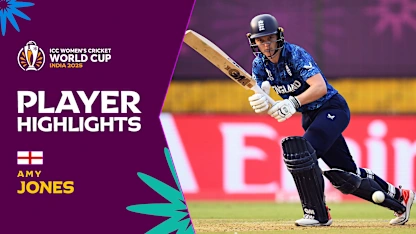 Amy Jones' fierce half-century | Player Highlights | CWC25