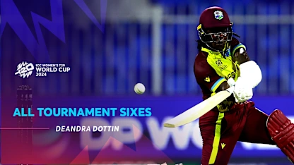 Logo of Every six from Deandra Dottin | WT20WC 2024