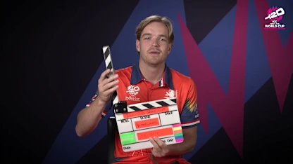 Logo of Behind the scenes with Netherlands at the media day | T20WC 2024