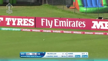 Logo of Rahmat Shah's 68 v West Indies at CWCQ