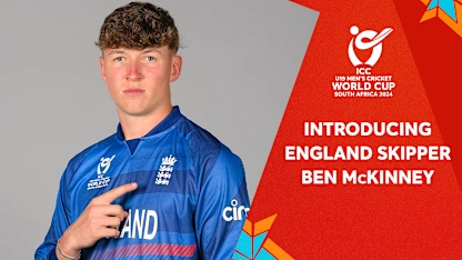 Logo of Unique Ben McKinney leading from the front for England | U19 CWC 2024