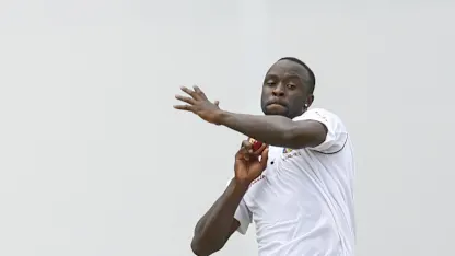 Logo of Kemar Roach has been ruled out of the second Test due a tight hamstring