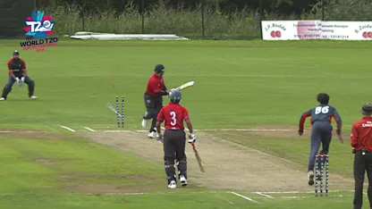 Logo of ICC WT20 Europe Qualifier 2018:  Norway's 17-year-old Hayatullah Niazi takes two wickets in his first over