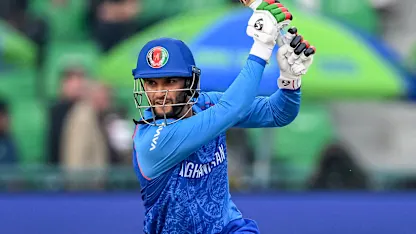 Logo of Azmatullah Omarzai hits a huge 103m six | AFG v AUS | Champions Trophy 2025