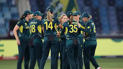 Logo of Powerplay double strike keeps Pakistan in check | WT20WC 2024